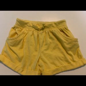 Yellow old navy shorts